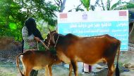 One of the beneficiaries of the project.