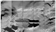A handout picture released by the European Space Agency (ESA) shows a sequence of images captured by Rosetta during its descent to the surface of Comet 67P/C-G on September 30, 2016. AFP PHOTO /ESA/Rosetta/MPS for OSIRIS Team MPS/UPD/LAM/IAA/SSO/INTA/UPM/