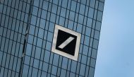 Headquarter building of Deutsche Bank, Germany's biggest lender in Frankfurt. AFP / DANIEL ROLAND