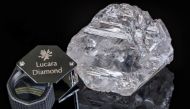 The 1,109 carat second-largest diamond recovered last year. Image by Lucara Diamond