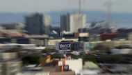 A sign advertising internet company Yahoo is pictured in downtown San Francisco, California February 4, 2016. REUTERS/Mike Blake