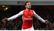 File photo of Spanish midfielder Santi Cazorla. Reuters 
