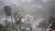 Rain batters homes as the eye of Hurricane Matthew passes Daytona Beach, Florida, US October 7, 2016. Reuters/Phelan Ebenhack