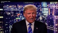 Republican U.S. presidential nominee Donald Trump is seen in a video screengrab as he apologizes for lewd comments he made about women during a statement recorded by his presidential campaign and released via social media after midnight October 8, 2016. D