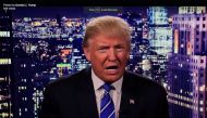 Republican U.S. presidential nominee Donald Trump is seen in a video screengrab as he apologizes for lewd comments he made about women during a statement recorded by his presidential campaign and released via social media after midnight October 8, 2016. (