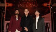 Irrfan Khan with Tom Hanks and Ron Howard