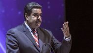 Venezuela's President Nicolas Maduro speaks during the 23rd World Energy Congress on October 10, 2016 in Istanbul. Russian President Vladimir Putin arrived in Istanbul on October 10 on his first trip to Turkey following a crisis sparked by the shooting do