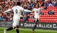 Watford's Jose Holebas celebrates scoring their first goal 
Action Images via Reuters / Jason Cairnduff