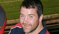(FILES) This file photo taken on May 19, 2006 shows Anthony Foley, then Munster's captain posing at the Millennium Stadium, in Carddiff, in Wales, one day ahead of the Heineken Cup Final in Cardiff. / AFP / MARTYN HAYHOW