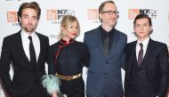 (L-R) Sienna Miller, Robert Pattinson, James Gray and Tom Holland attend the Closing Night Screening of 