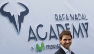 Spanish tennis player Rafael Nadal smiles during the opening of the Rafa Nadal Academy in Manacor on October 19, 2016. (AFP / Jaime Reina)