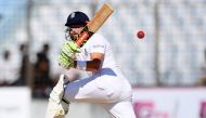 (FILES) This file photo taken on October 22, 2016, shows England's Jonny Bairstow as he plays a shot during the third day of the first Test cricket match between Bangladesh and England at Zahur Ahmed Chowdhury Cricket Stadium in Chittagong. AFP / Dibyangs
