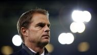 Inter Milan's Dutch head coach Frank de Boer looks on during the Italian Serie A football match Sampdoria vs Inter Milan on October 30, 2016 at the Luigi Ferraris Stadium in Genoa. / AFP / MARCO BERTORELLO
