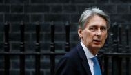 Britain's Chancellor Philip Hammond arrives at Downing Street in central London, Britain October 31, 2016. REUTERS/Stefan Wermuth
