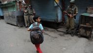Nearly 300 schools have been ordered to shut in Indian Kashmir following the death of eight civilians in mortar shelling along the highly militarised border with Pakistan (AFP Photo/Tauseef Mustafa)
