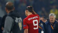 Manchester United's Zlatan Ibrahimovic looks dejected after the game Reuters / Murad Sezer Livepic EDITORIAL USE ONLY.
