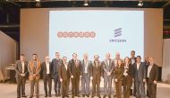 Ooredoo and Ericsson officials at the event.