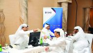 QNB officials at the annual Career Day event.