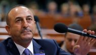 Turkey's Foreign Minister Mevlut Cavusoglu arrives to address the Parliamentary Assembly of the Council of Europe in Strasbourg, France, October 12, 2016. Reuters/Vincent Kessler