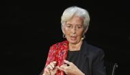 Christine Lagarde, Managing Director of the International Monetary Fund, speaks during the Women In The World conference in the Manhattan borough of New York, April 7, 2016. (REUTERS / Lucas Jackson) 