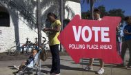 Voters head to the polls during the U.S. presidential election in St. Petersburg, Florida, U.S. November 8, 2016. REUTERS/Scott Audette