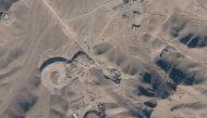 A SATELLITE view of Iran's Fordow nuclear plant.. (photo credit:GOOGLE)