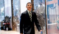 Retired U.S. Army Lieutenant General Michael Flynn arrives to meet with U.S. President-elect Donald Trump at Trump Tower in the Manhattan borough of New York City, NY, U.S. November 17, 2016. REUTERS/Mike Segar/File Photo