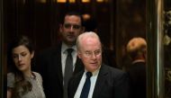 This file photo taken on November 15, 2016 shows Rep. Tom Price as he gets into an elevator at Trump Tower in New York. US President-elect Donald Trump on November 29, 2016 nominated a fierce Obamacare critic as health secretary, indicating he plans to fu