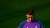 Real Madrid's Portuguese forward Cristiano Ronaldo attends a training session at Valdebebas Sport City in Madrid on December 2, 2016 on the eve of their Liga match against FC Barcelona. (AFP / PIERRE-PHILIPPE MARCOU)