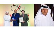 Hussein Hamam (left) receiving the award. RIGHT: Sulaiman Yousif Al Salhi