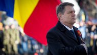 Romanian president Klaus Iohannis takes part in the Romanian National Day parade, Thursday, December 1st, 2016, in Bucharest, Romania. ( Andrei Pungovschi - Anadolu Agency )