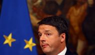 Italian Prime Minister Matteo Renzi looks on during a media conference after a referendum on constitutional reform at Chigi palace in Rome, Italy, December 5, 2016. REUTERS/Alessandro Bianchi