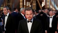  Leonardo DiCaprio, nominated for Best Actor for his role in 'The Revenant', wearing a Giorgio Armani tuxedo, arrives at the 88th Academy Awards in Hollywood, California February 28, 2016. REUTERS/Lucas Jackson/