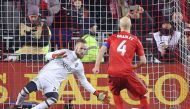 Stefan Frei #24 of the Seattle Sounders stops Michael Bradley #4 of the Toronto FC during the penalty kick phase during the 2016 MLS Cup at BMO Field on December 10, 2016 in Toronto, Ontario, Canada. Claus Andersen/Getty Images/AFP
