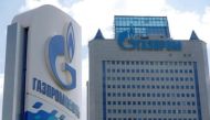 A board with the logo of Gazprom Neft oil company is seen at a fuel station in Moscow, Russia, May 30, 2016. REUTERS/Maxim Zmeyev/File Photo
