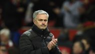 Manchester United's Portuguese manager Jose Mourinho applauds after the English Premier League football match between Manchester United and Tottenham Hotspur at Old Trafford in Manchester, north west England, on December 11, 2016. AFP / Oli SCARFF
