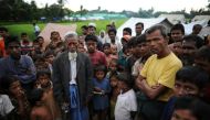 Rohingyas at the Dabang Internally Displaced Persons camp, located on the outskirts of Sittwe in Rakhine state, Oct. 10, 2012. / AFP.
