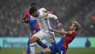 Chelsea's Diego Costa in action with Crystal Palace's Yohan Cabaye Action Images via Reuters / Tony O'Brien Livepic