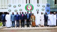 ECOWAS head of goverments pose for a group photograph after attending the Ordinary Session of the ECOWAS Heads of State and Government in Abuja, yesterday.