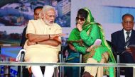 A file picture of Prime Minister Narendra Modi (left) with Jammu and Kashmir Chief Minister Mehbooba Mufti during a public rally in Katra near Jammu.