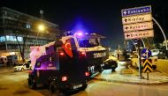 Turkish police secure the area near an art gallery where the Russian Ambassador to Turkey Andrei Karlov was shot in Ankara, Turkey, December 19, 2016. REUTERS/Umit Bektas
