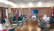GOIC officials in a meeting with Chinese delegation.