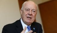 UN mediator for Syria, Staffan de Mistura talks to Reuters during an interview at the UN in Geneva, Switzerland on March 1, 2016 (Reuters)