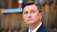 This file photo taken on July 30, 2016 shows Slovenian President Borut Pahor giving a speech during a ceremony at a Russian Chapel at the Vrsic mountain pass in northern Slovenia. Slovenia's President Borut Pahor on December 22, 2016 said that he pleaded 