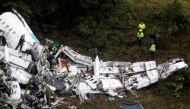 File photo of the wreckage from the plane that crashed into Colombian jungle with Brazilian soccer team Chapecoense near Medellin, Colombia, November 29, 2016. REUTERS/Fredy Builes
