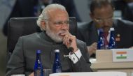 Indian PM Narendra Modi attends a plenary session during the 2016 Nuclear Security Summit at the Washington Convention Center in Washington DC, April 1, 2016 (AFP / SAUL LOEB) 