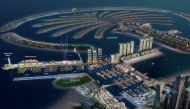 A Rendering of Dubai Harbour, which is to be nestled between the Palm Jumeirah and Jumeirah Beach Residences. (Courtesy: thenational.ae) 
