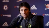 Chelsea manager Antonio Conte during the press conference Action Images via Reuters / Tony O'Brien
