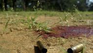 In this photo spent cartridges are seen near Lahiri sub police station where policemen were killed in an alleged Maoist attack in Gadchiroli district about 300 km from the central Indian state of Nagpur, October 9, 2009 (Reuters)