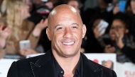 US actor Vin Diesel poses upon arrival to attend the European Premiere of the film 